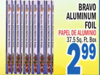 Bravo Supermarkets BRAVO ALUMINUM FOIL offer