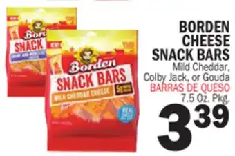 Bravo Supermarkets BORDEN CHEESE SNACK BARS offer