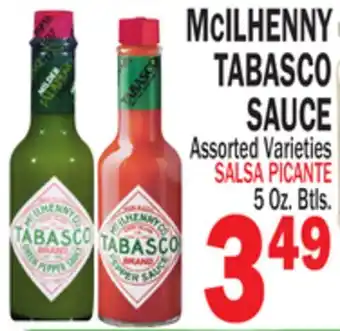 Bravo Supermarkets MCILHENNY TABASCO SAUCE offer