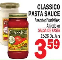 Bravo Supermarkets CLASSICO PASTA SAUCE offer