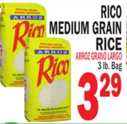 Bravo Supermarkets RICO MEDIUM GRAIN RICE offer