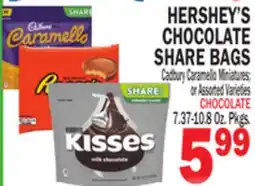 Bravo Supermarkets HERSHEY'S CHOCOLATE SHARE BAGS offer