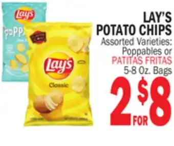 Bravo Supermarkets LAY'S POTATO CHIPS offer