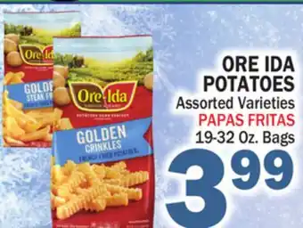 Bravo Supermarkets ORE IDA POTATOES offer