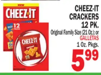 Bravo Supermarkets CHEEZ-IT CRACKERS 12 PK offer