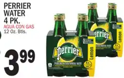 Bravo Supermarkets PERRIER WATER 4 PK offer