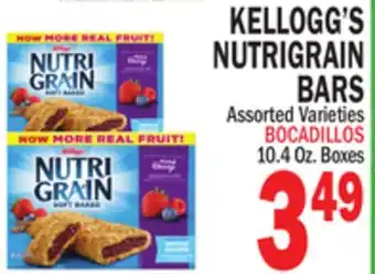 Bravo Supermarkets KELLOGG'S NUTRIGRAIN BARS offer