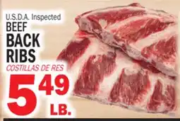 Bravo Supermarkets BEEF BACK RIBS offer