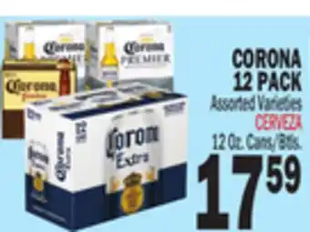 Bravo Supermarkets CORONA 12 PACK offer