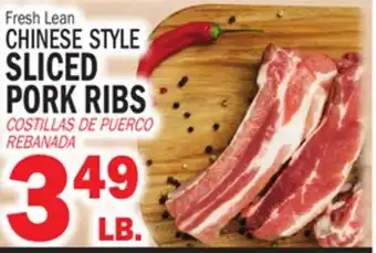 Bravo Supermarkets CHINESE STYLE SLICED PORK RIBS offer