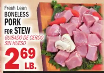 Bravo Supermarkets BONELESS PORK FOR STEW offer