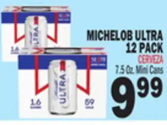 Bravo Supermarkets MICHELOB ULTRA 12 PACK offer