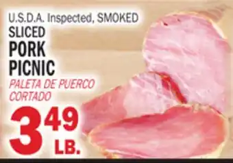 Bravo Supermarkets SMOKED SLICED PORK PICNIC offer