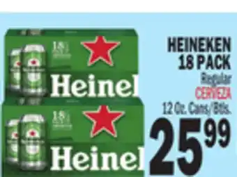 Bravo Supermarkets HEINEKEN 18 PACK offer