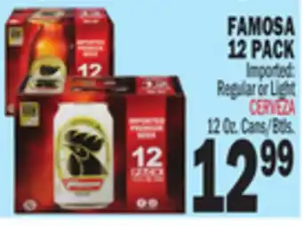 Bravo Supermarkets FAMOSA 12 PACK offer