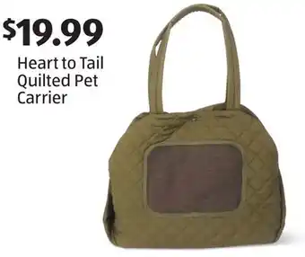 Aldi Heart to Tail Quilted Pet Carrier offer