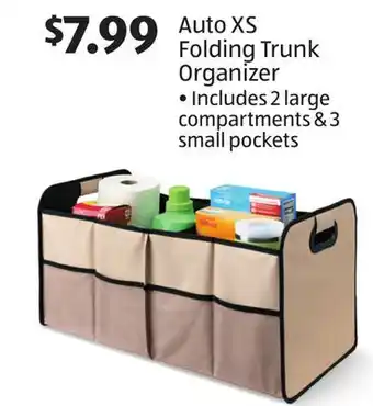 Aldi Auto XS Folding Trunk Organizer offer