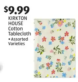 Aldi KIRKTON HOUSE Cotton Tablecloth offer