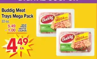 Superior Grocers Buddig Meat Trays Mega Pack offer