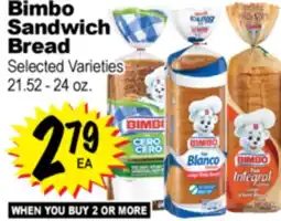 Superior Grocers Bimbo Sandwich Bread offer