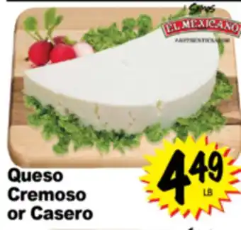 Superior Grocers Queso Cremoso or Casero offer