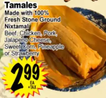 Superior Grocers Tamales offer