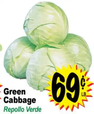 Superior Grocers Green Cabbage offer