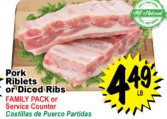 Superior Grocers All Natural Pork Riblets offer