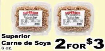 Superior Grocers Superior Carne de Soya offer