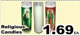 Superior Grocers Religious Candles offer