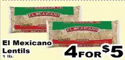 Superior Grocers El Mexicano Lentils offer