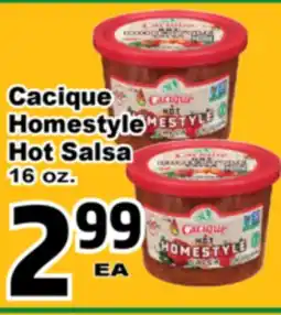 Superior Grocers Cacique Homestyle Hot Salsa offer