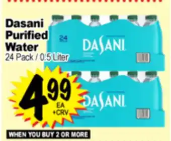 Superior Grocers Dasani Purified Water offer