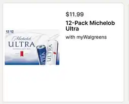 Walgreens 12-Pack Michelob Ultra offer