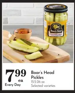 Pavilions Boar's Head Pickles offer