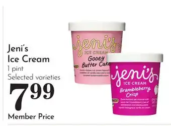 Pavilions Jeni's Ice Cream offer