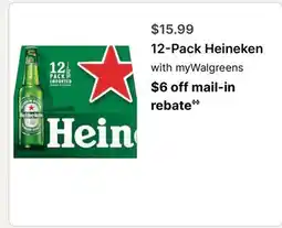 Walgreens 12-Pack Heineken offer