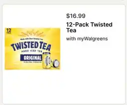 Walgreens 12-Pack Twisted Tea offer