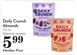 Pavilions Daily Crunch Almonds offer