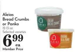 Pavilions Aleias Bread Crumbs or Panko offer