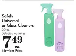 Pavilions Safely Universal or Glass Cleaners offer