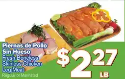 El Super Fresh Fresh Boneless Skinless Chicken Leg Meat offer