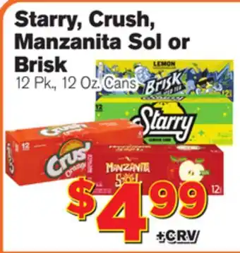 El Super Fresh Starry, Crush, Manzanita Sol or Brisk offer