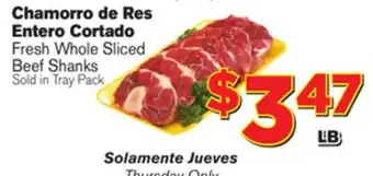 El Super Fresh Fresh Whole Sliced Beef Shanks offer