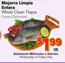 El Super Fresh Whole Clean Tilapia offer