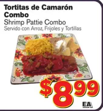 El Super Fresh Shrimp Pattie Combo offer