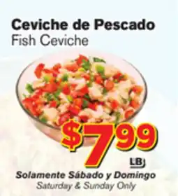 El Super Fresh Fish Ceviche offer