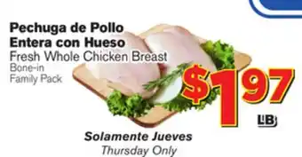 El Super Fresh Fresh Whole Chicken Breast offer