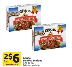 Vons Geisha Smoked Seafood offer