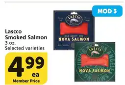 Vons Lascco Smoked Salmon offer